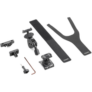 DJI Osmo Action Road Cycling Accessory Kit, must - Kaamerakinnitus