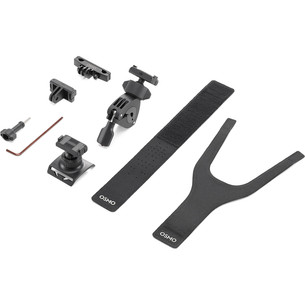 DJI Osmo Action Road Cycling Accessory Kit, must - Kaamerakinnitus