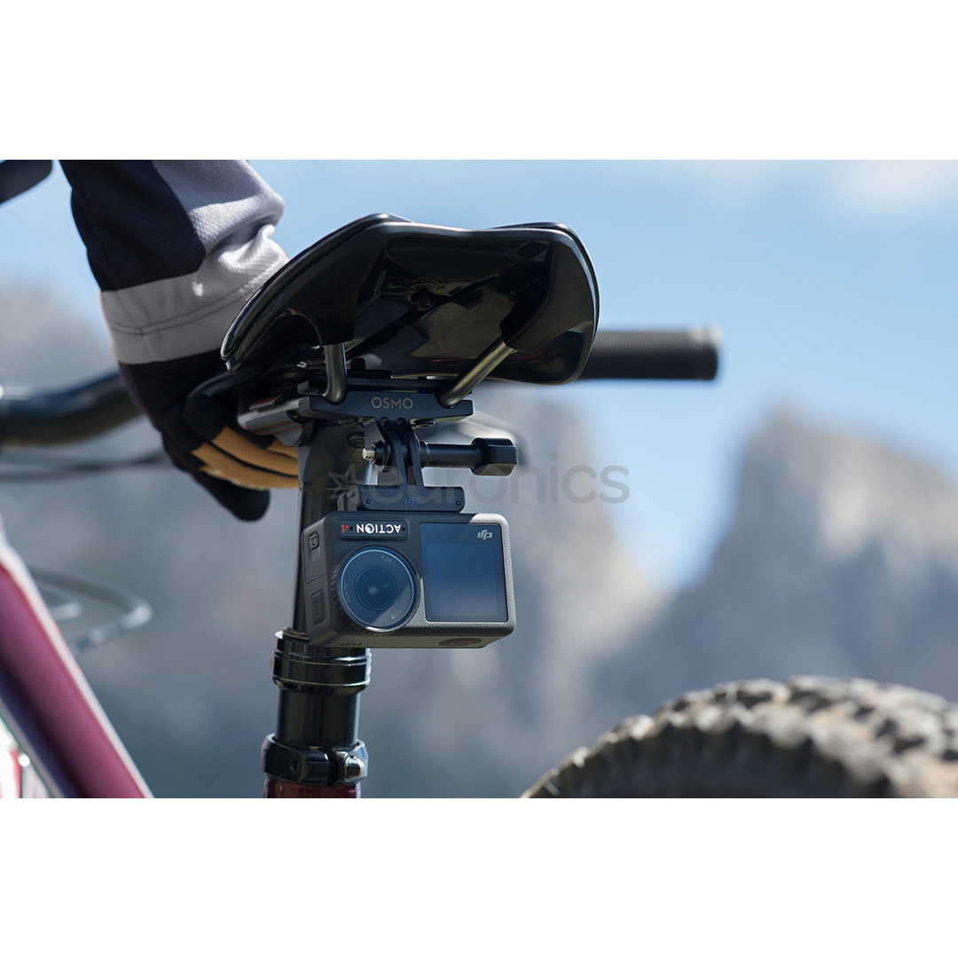 DJI Osmo Action Road Cycling Accessory Kit, must - Kaamerakinnitus