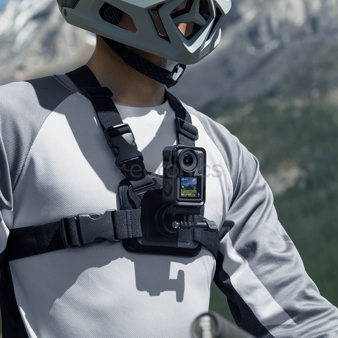 DJI Osmo Action Biking Accessory Kit, must - Kaamerakinnitus