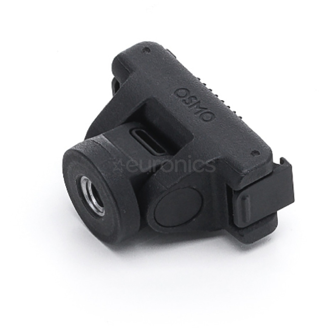 DJI Osmo Adjustable Quick-Release Adapter Mount, must - Kaamerakinnitus