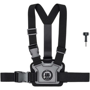 DJI Osmo Action Chest Strap Mount, must - Kaamerakinnitus