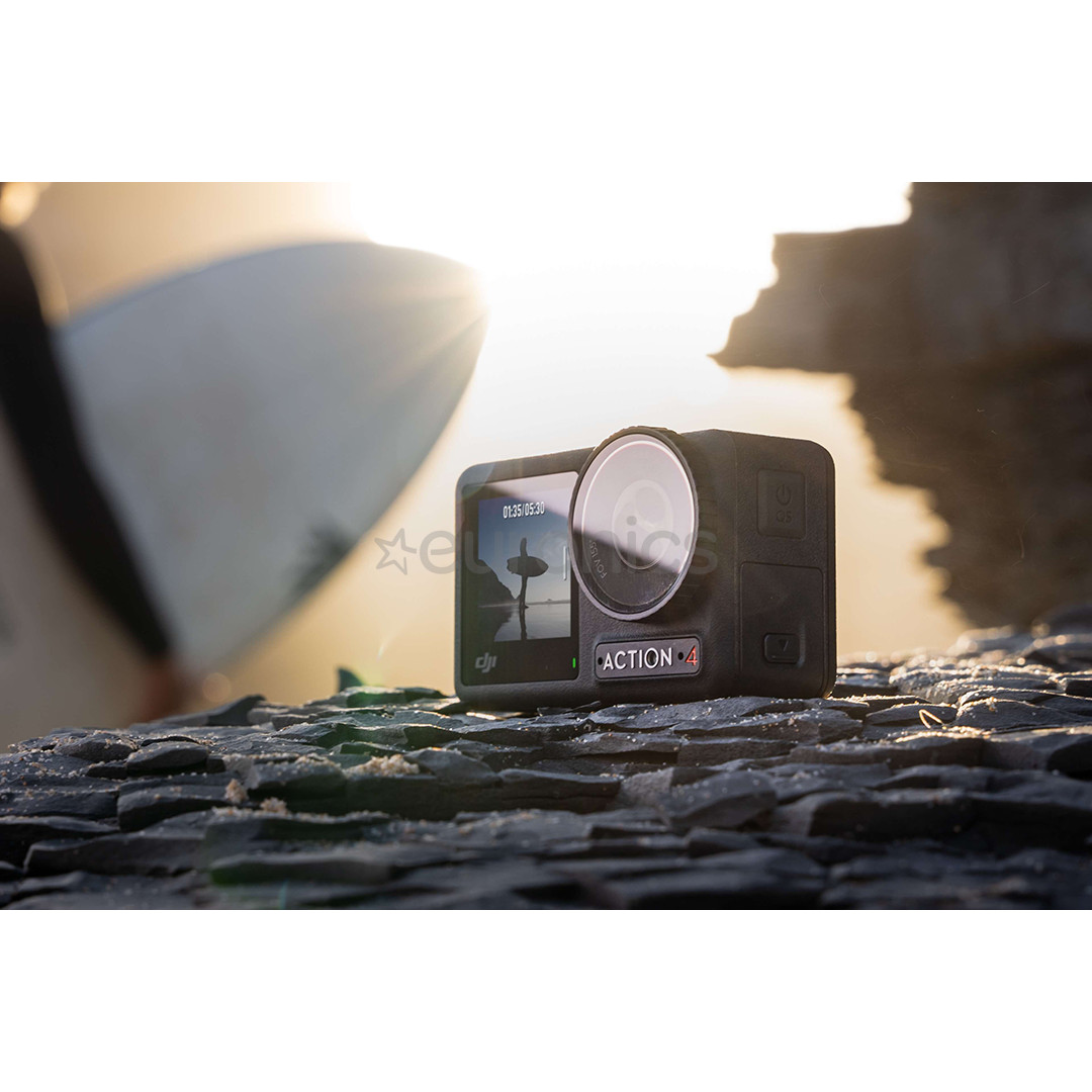 DJI Osmo Action 4 Glass Lens Cover, must - Objektiivikate