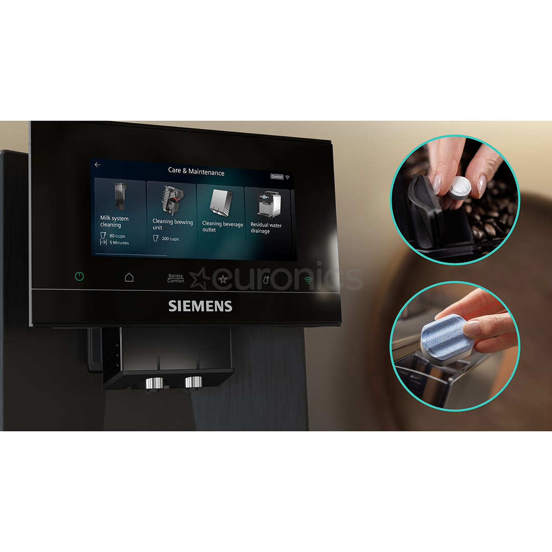 Siemens EQ900 iAroma, tume roostevaba - Espressomasin