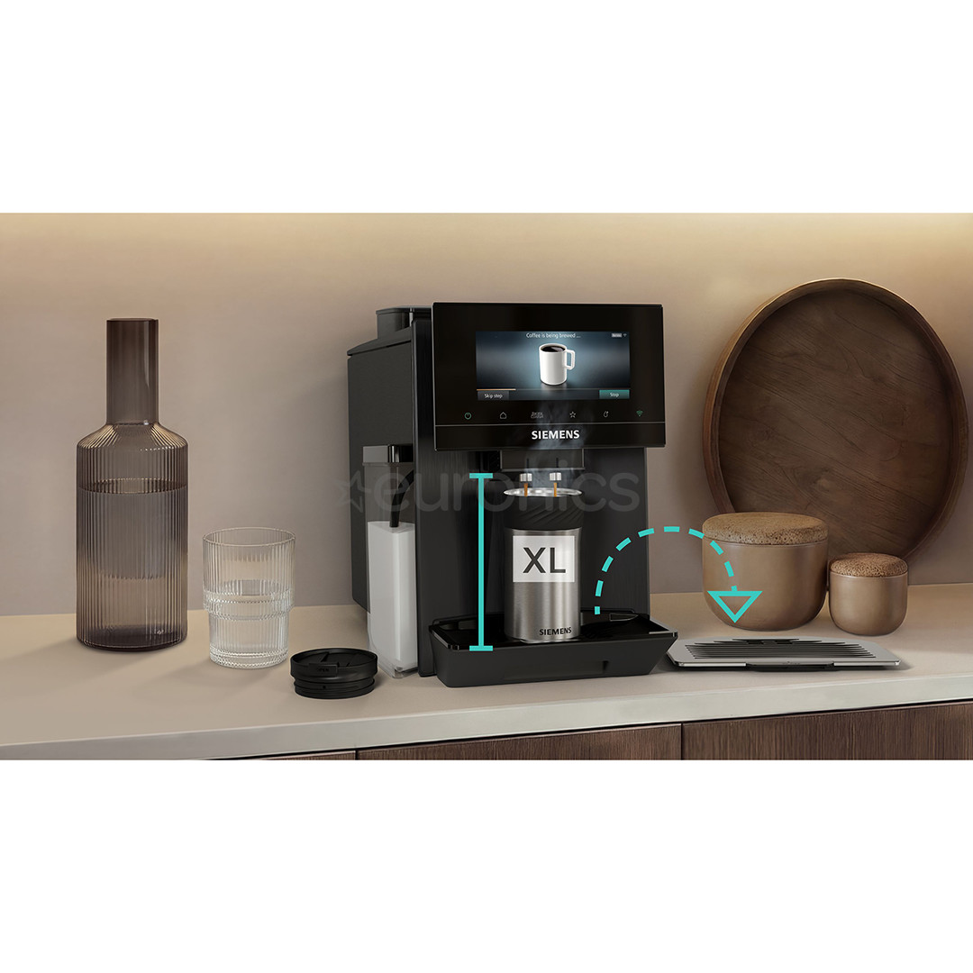 Siemens EQ900 iAroma, tume roostevaba - Espressomasin