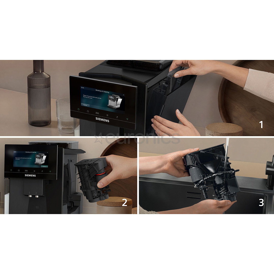 Siemens EQ900 iAroma, tume roostevaba - Espressomasin