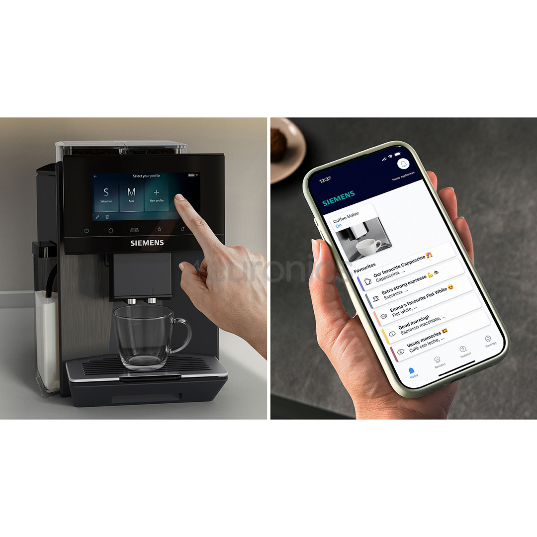 Siemens EQ900 iAroma, tume roostevaba - Espressomasin