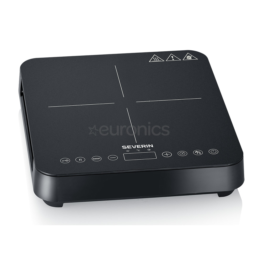 Severin, 2000 W, must - Induktsioonlauapliit 1 keedualaga