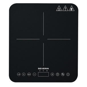 Severin, 2000 W, must - Induktsioonlauapliit 1 keedualaga