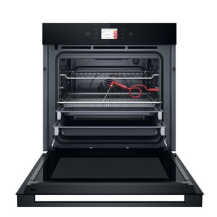 Whirlpool, 73 L, pyrolytic cleaning, black - Built-in oven