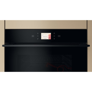 Whirlpool, 73 L, pyrolytic cleaning, black - Built-in oven