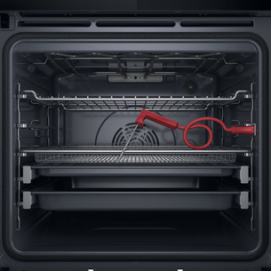 Whirlpool, 73 L, pyrolytic cleaning, black - Built-in oven