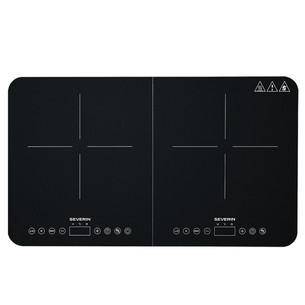 Severin, 3400 W, must - Induktsioonlauapliit 2 kedualaga DK1027