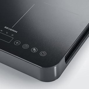 Severin, 3400 W, must - Induktsioonlauapliit 2 kedualaga