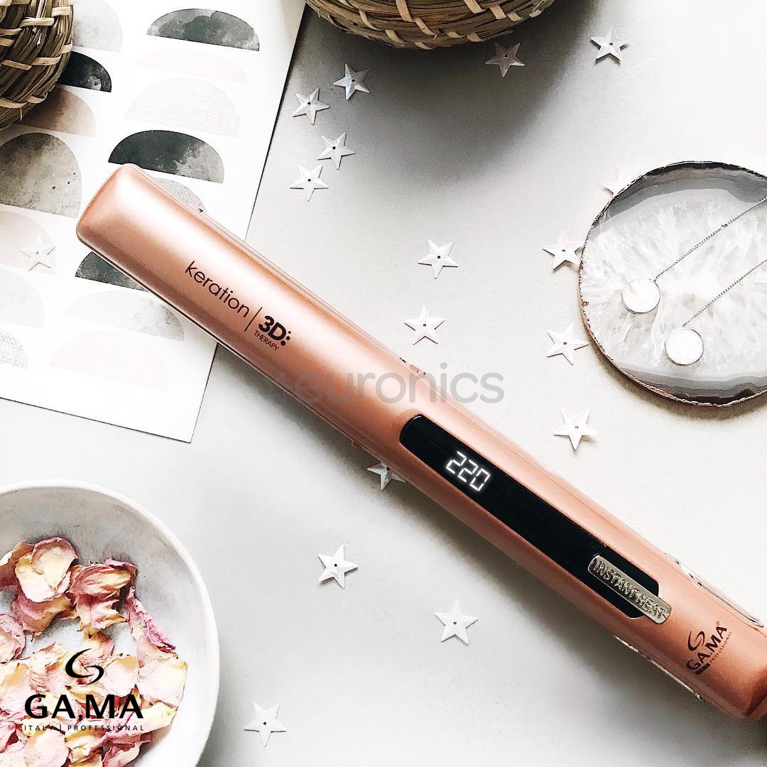 GA.MA Keration Starlight Digital, 150 - 230 °C, copper - Hair straightener