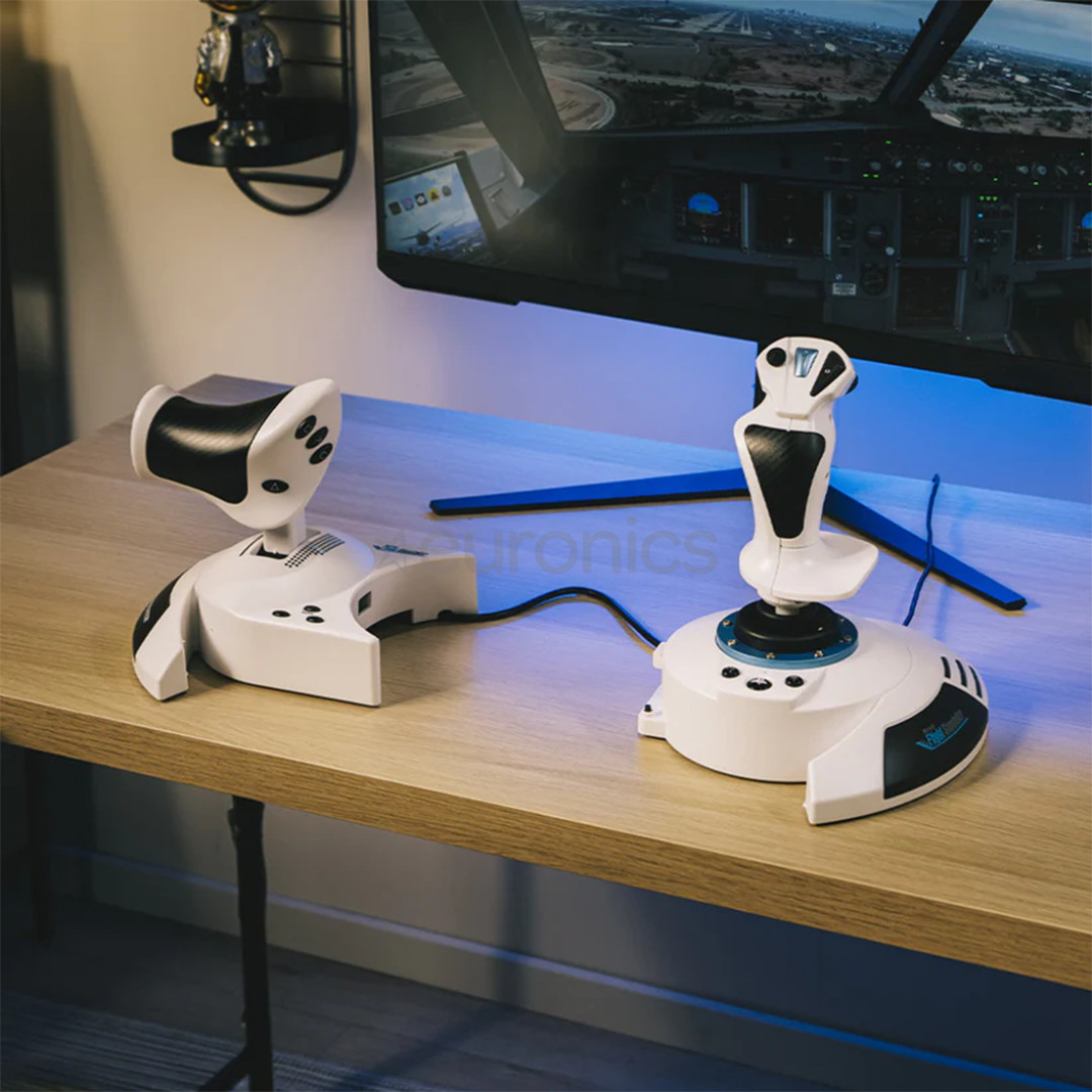 Flight Hotas 5 Microsoft Flight Simulator Edition, PS5, PS4, PC, white - Joystick