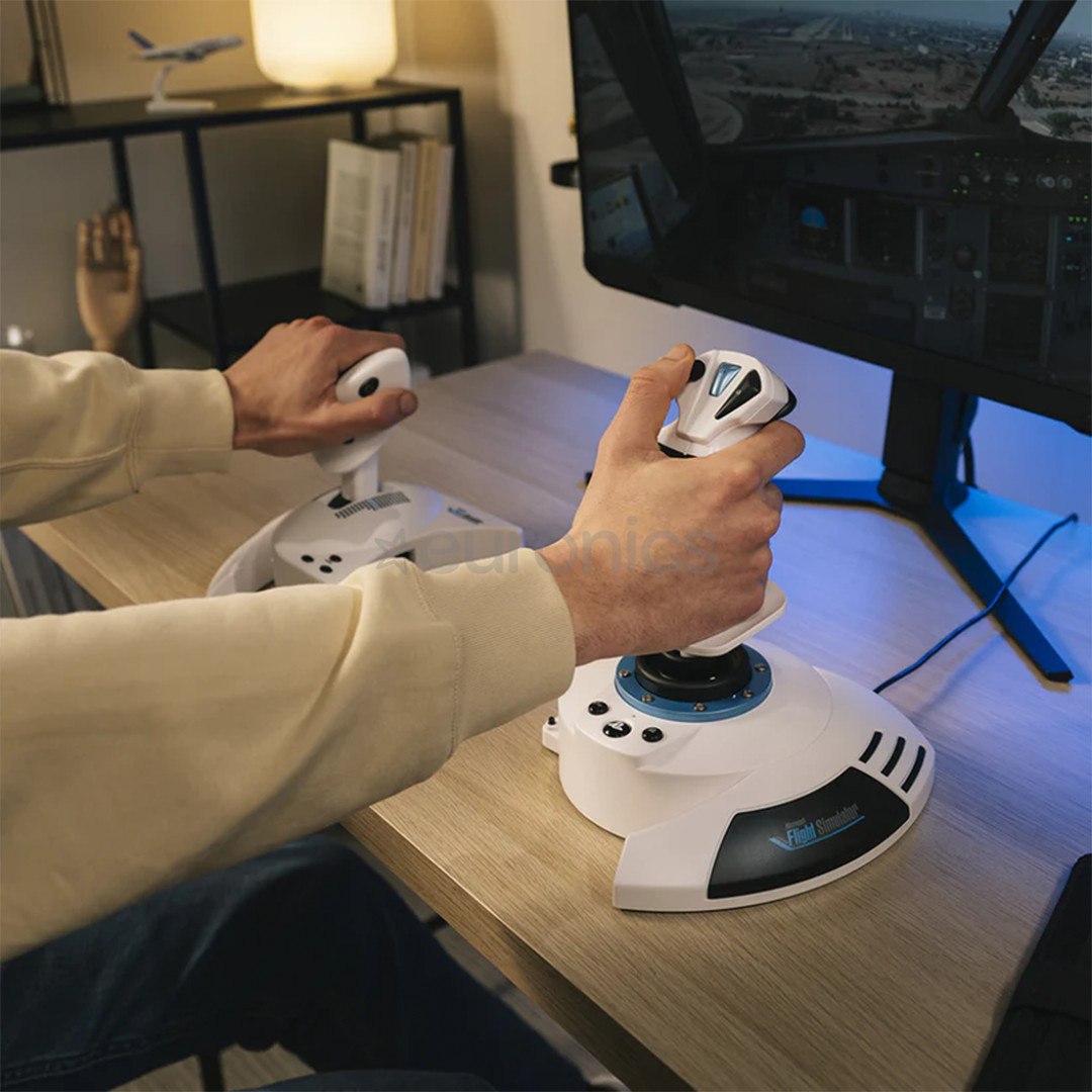 Flight Hotas 5 Microsoft Flight Simulator Edition, PS5, PS4, PC, white - Joystick