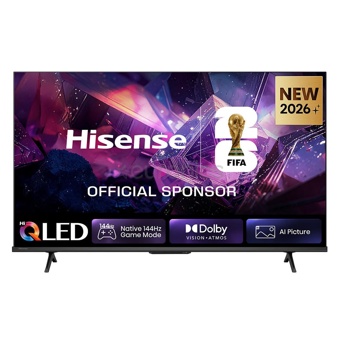Hisense E7S PRO, 43'', 4K UHD, HI-QLED, черный - Телевизор