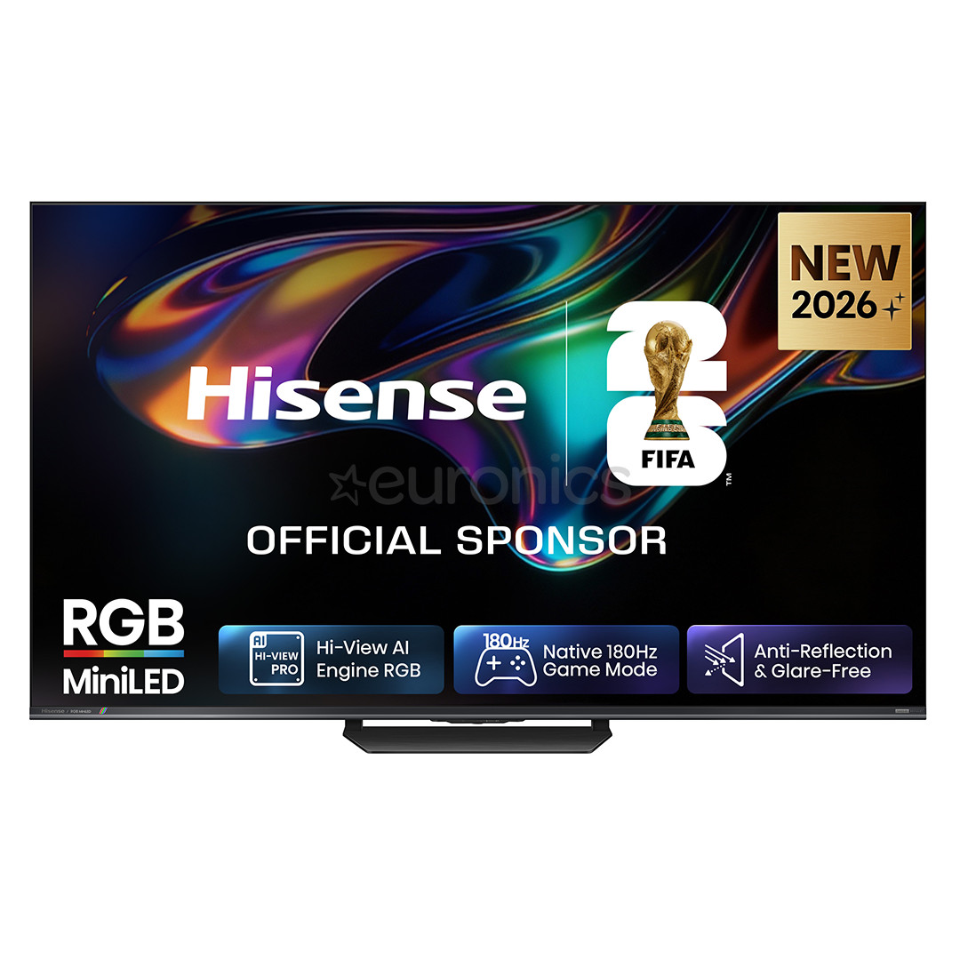 Eesti Hisense UR8S, 75'', 4K UHD, RGB Mini LED, черный - Телевизор