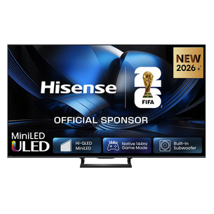 Hisense U7SE, 75'', 4K UHD, ULED Mini LED, черный - Телевизор 75U7SE