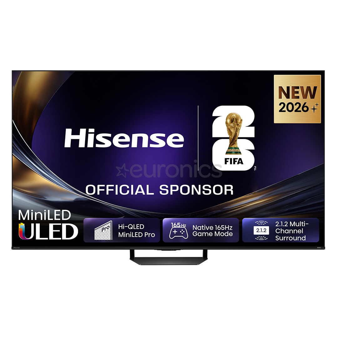 Hisense U7S Pro, 55'', 4K UHD, ULED, must - Teler
