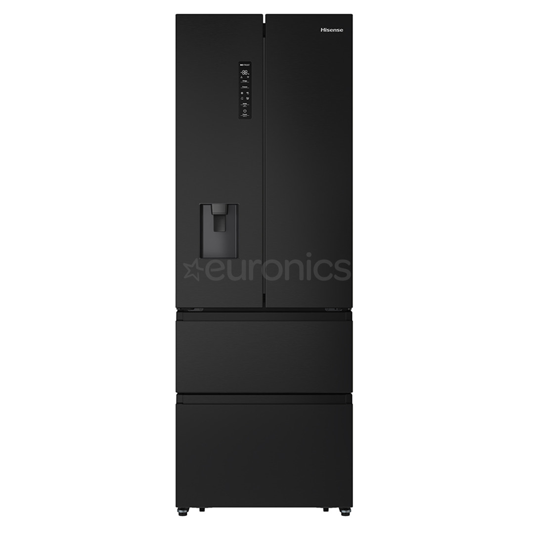 Hisense, NoFrost, 485 L, kõrgus 200 cm, must - Külmik RF5S454GMFE