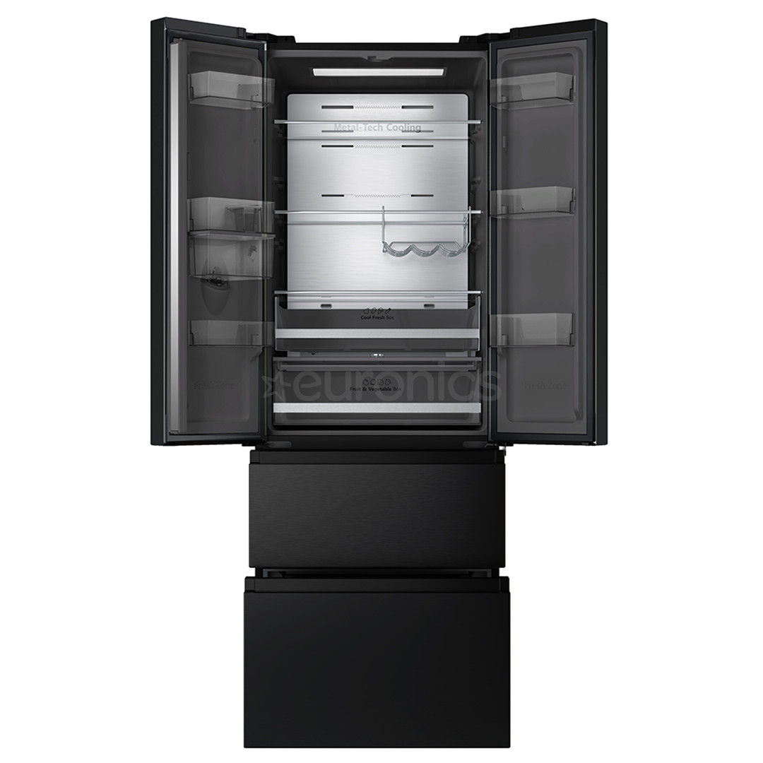 Hisense, NoFrost, 485 L, kõrgus 200 cm, must - Külmik