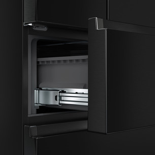 Hisense, NoFrost, 485 L, kõrgus 200 cm, must - Külmik