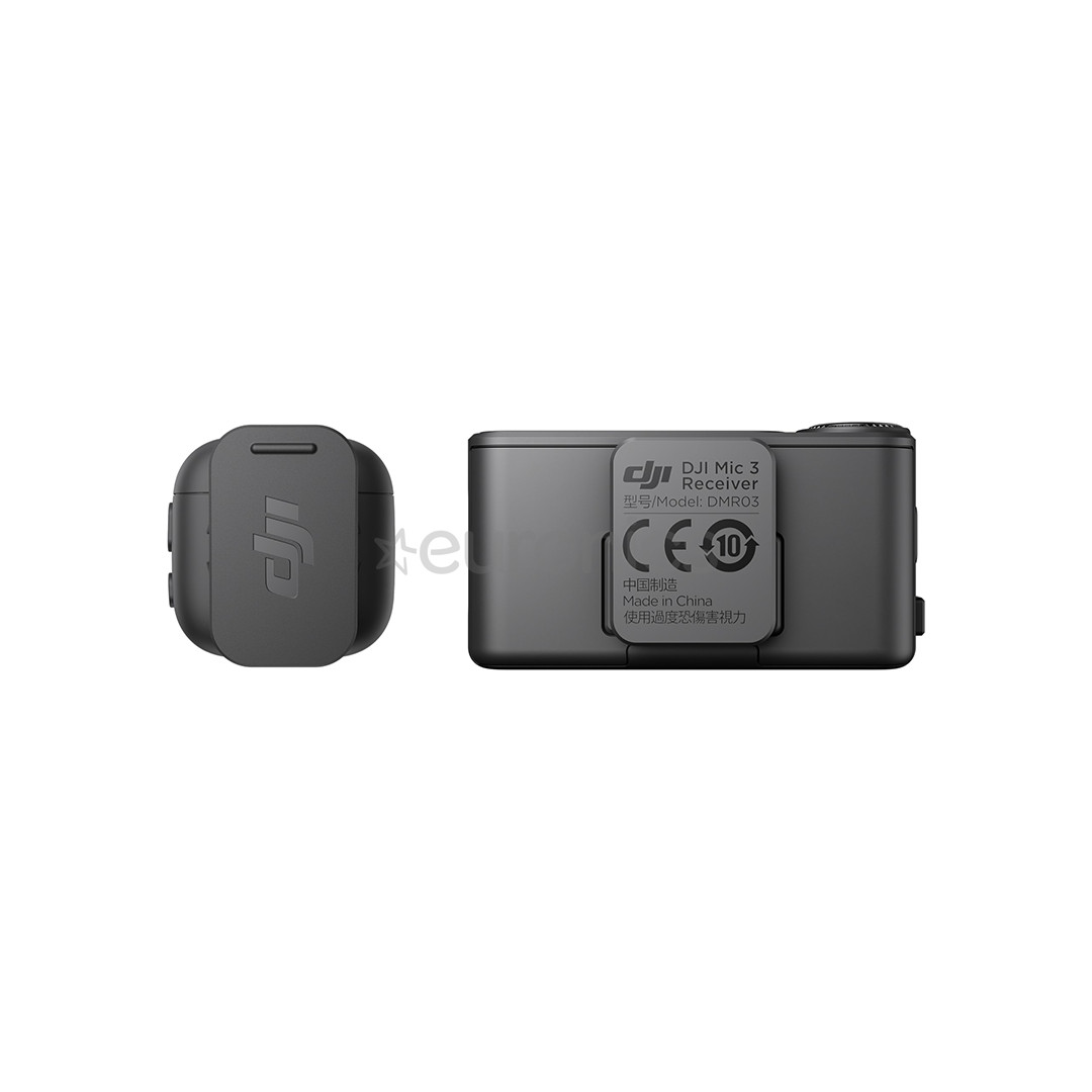 DJI Mic 3 (1 TX + 1 RX), hall - Juhtmevaba mikrofon