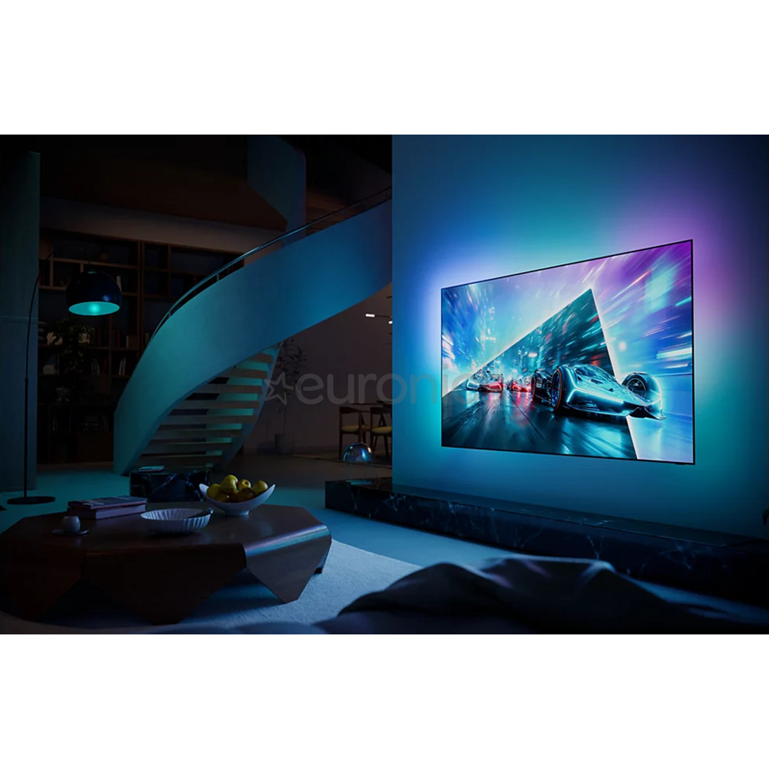 Philips OLED761, 55'', 4K UHD, OLED, black - TV