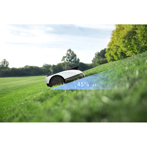 Ecovacs GOAT O1200 LiDAR PRO, valge/must - Piirdekaablivaba robotmuruniiduk + tarvikute komplekt