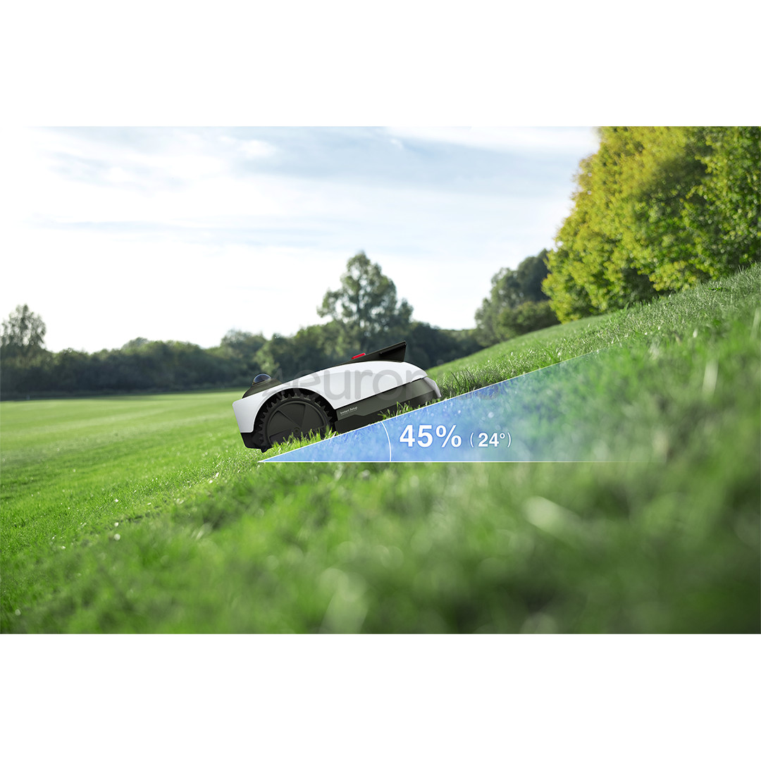 Ecovacs GOAT O1200 LiDAR PRO, valge/must - Piirdekaablivaba robotmuruniiduk + tarvikute komplekt
