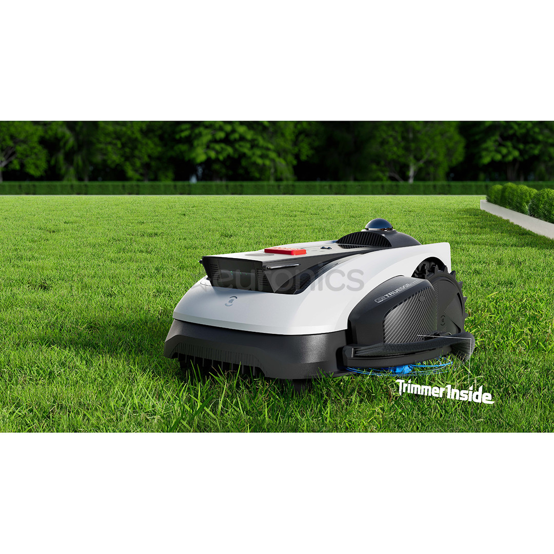Ecovacs GOAT O1200 LiDAR PRO, valge/must - Piirdekaablivaba robotmuruniiduk + tarvikute komplekt
