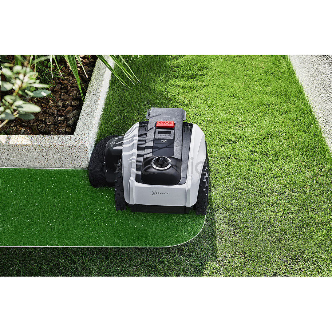 Ecovacs GOAT O1200 LiDAR PRO, valge/must - Piirdekaablivaba robotmuruniiduk + tarvikute komplekt