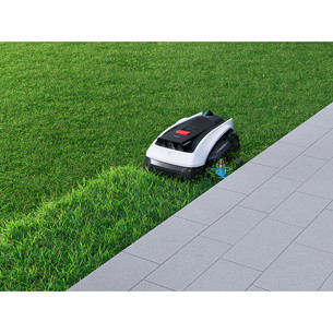 Ecovacs GOAT O1200 LiDAR PRO, valge/must - Piirdekaablivaba robotmuruniiduk + tarvikute komplekt
