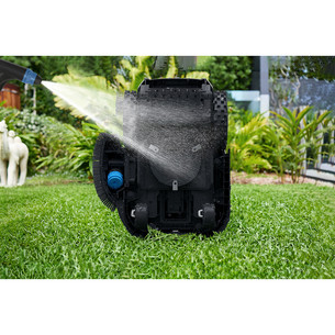 Ecovacs GOAT O1200 LiDAR PRO, valge/must - Piirdekaablivaba robotmuruniiduk + tarvikute komplekt