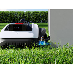 Ecovacs GOAT O1200 LiDAR PRO, valge/must - Piirdekaablivaba robotmuruniiduk + tarvikute komplekt