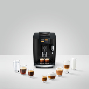 JURA E8 Piano Black (ED), must - Espressomasin