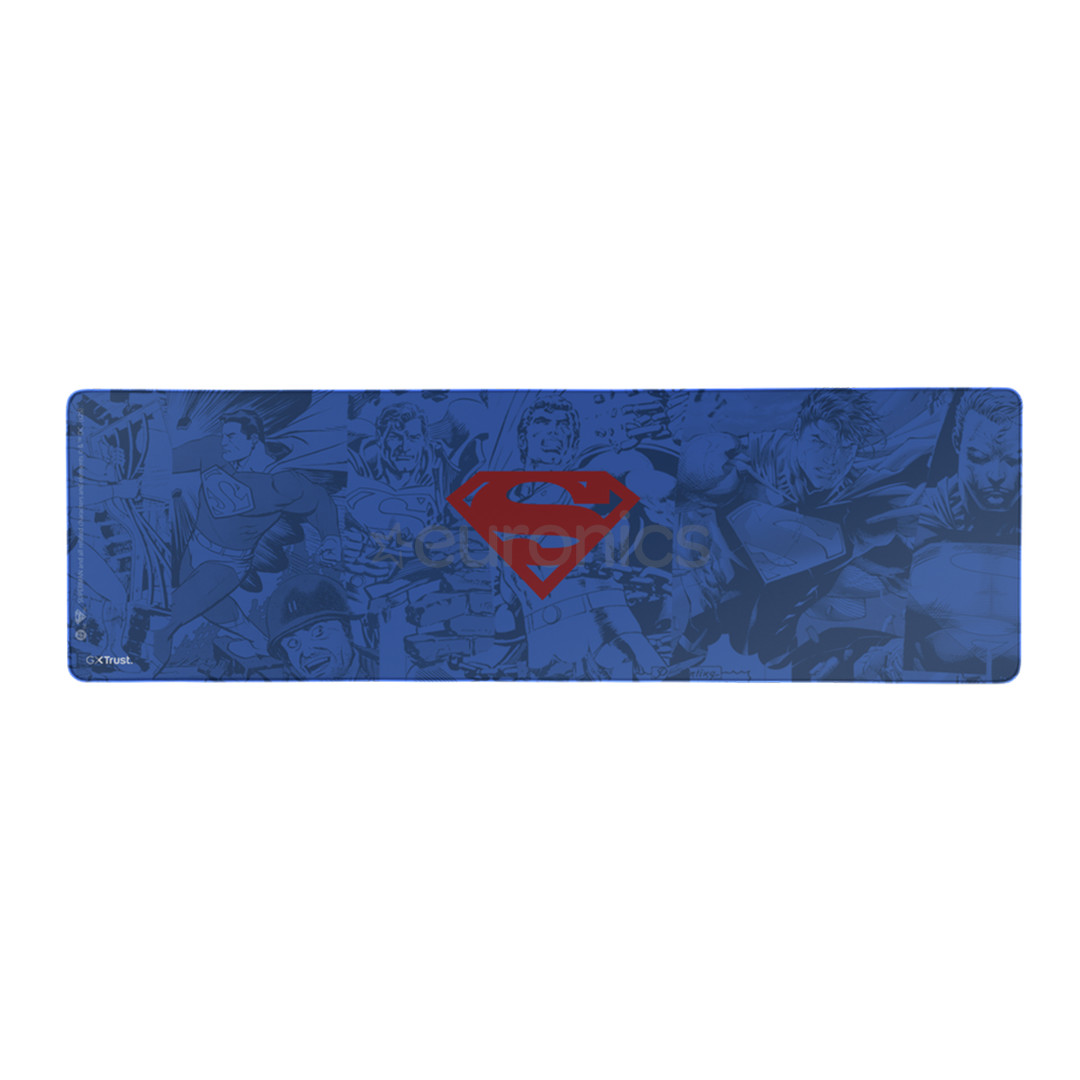 Trust GXT 759SM XXL Gaming Mousepad, Superman, синий - Коврик для мыши