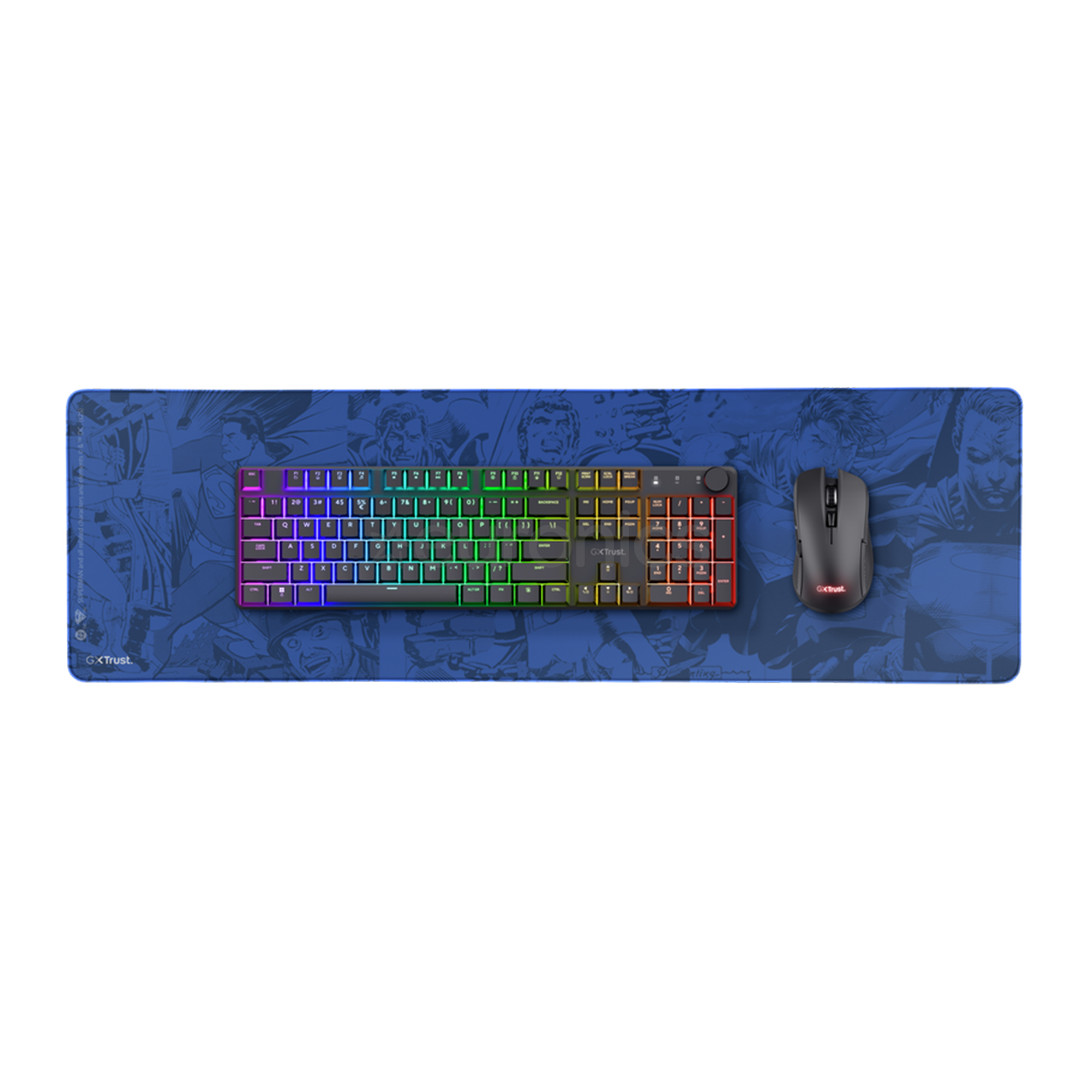 Trust GXT 759SM XXL Gaming Mousepad, Superman, синий - Коврик для мыши
