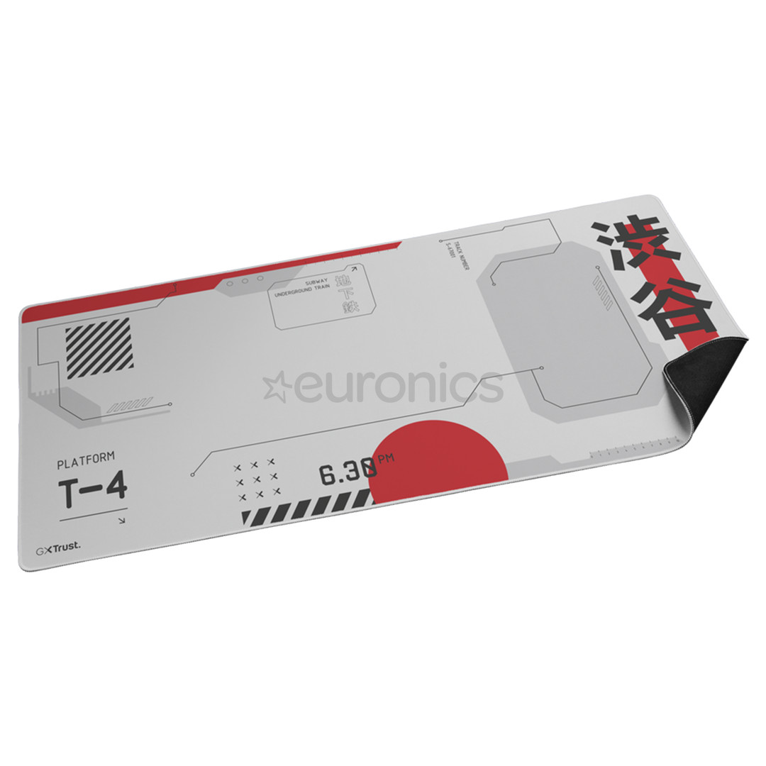 Trust GXT 759 XXL Gaming Mousepad, valge/punane - Hiirematt