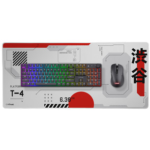 Trust GXT 759 XXL Gaming Mousepad, valge/punane - Hiirematt