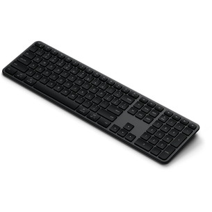 Satechi Slim EX3, US, must - Juhtmevaba klaviatuur