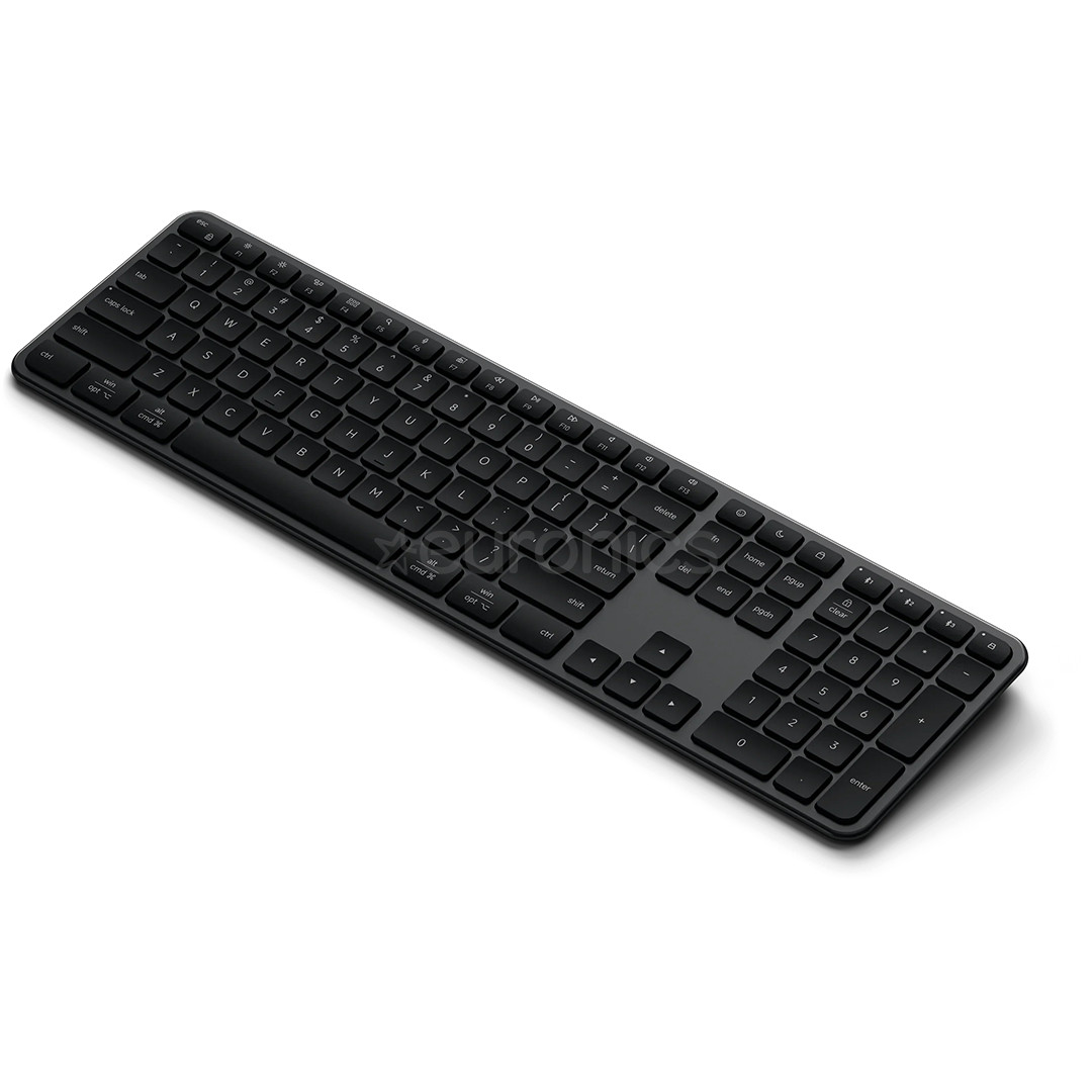 Satechi Slim EX3, US, must - Juhtmevaba klaviatuur