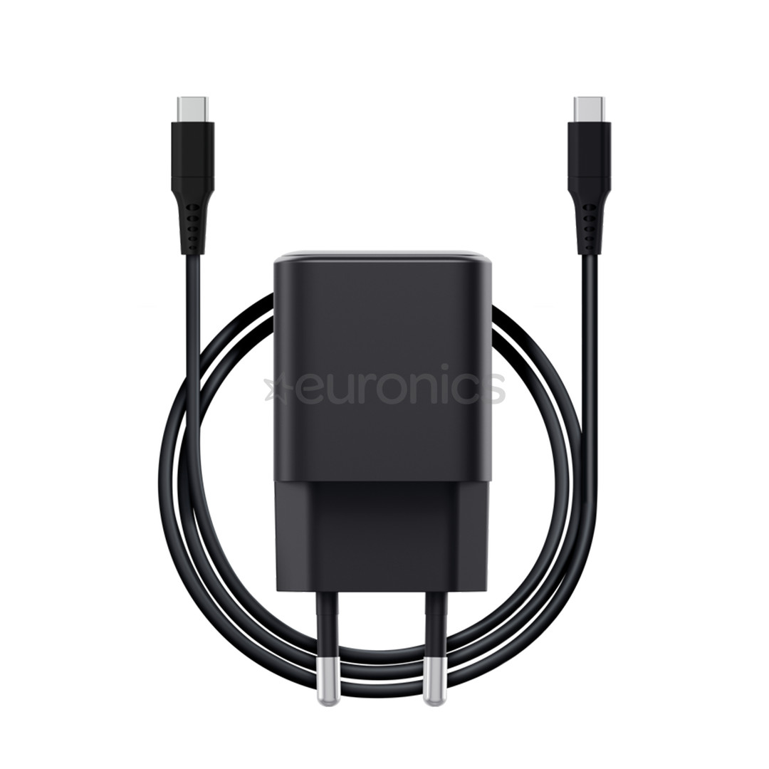 Trust Maxo Ultra-small 65W USB-C GaN Charger, must - Laadija