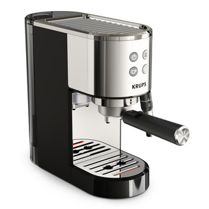 Krups Virtuoso + Pump, roostevaba teras/must - Espressomasin