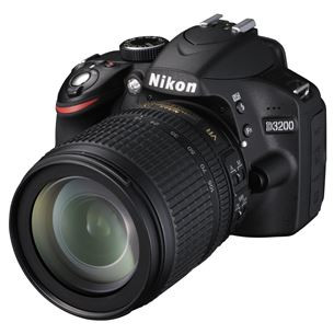 DSLR camera D3200 + 18-105mm lens, Nikon