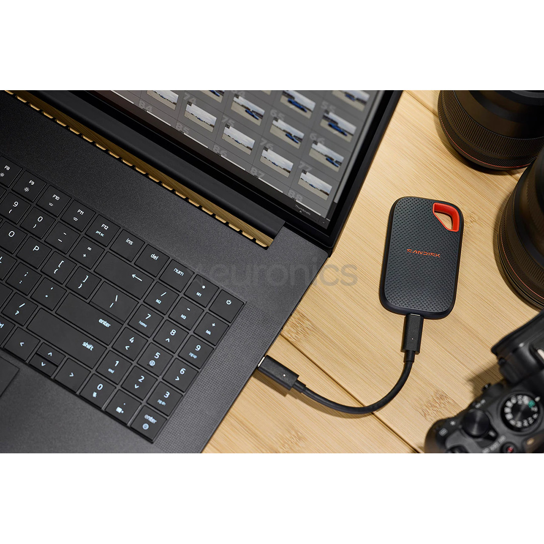 SanDisk Extreme Portable SSD V3, 1ТБ, серый/черный - Внешний накопитель SSD