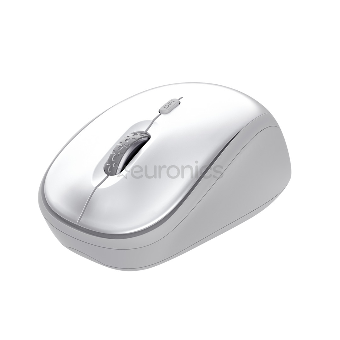 Trust Ody II Silent, US, white - Wireless mouse and keyboard