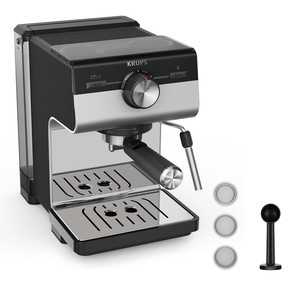 Krups Authentic+ C90, must/roostevaba teras - Espressomasin